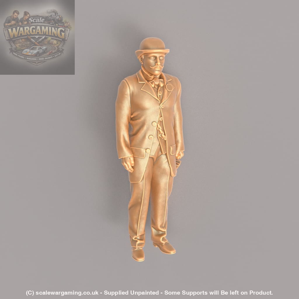 MM928B Edwardian/Victorian Male With Umbrella Figure