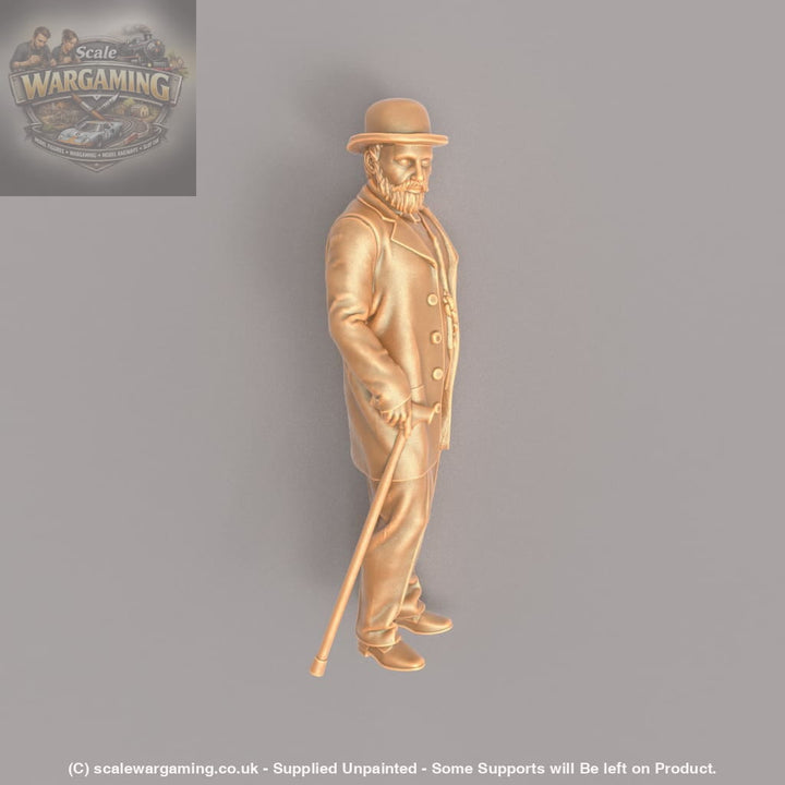 MM928C Edwardian/Victorian Gentleman With Umbrella Figure