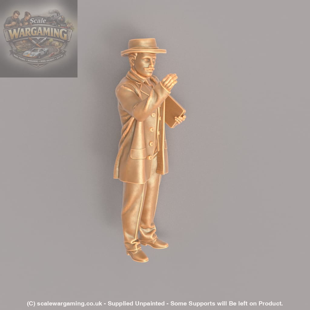 MM928D Edwardian/Victorian Gentleman With Book Figure
