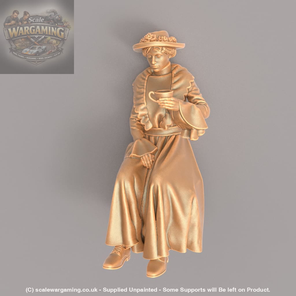 MM929A Edwardian/Victorian Female Sitting Figure