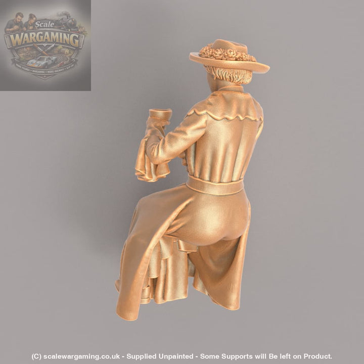 MM929A Edwardian/Victorian Female Sitting Figure