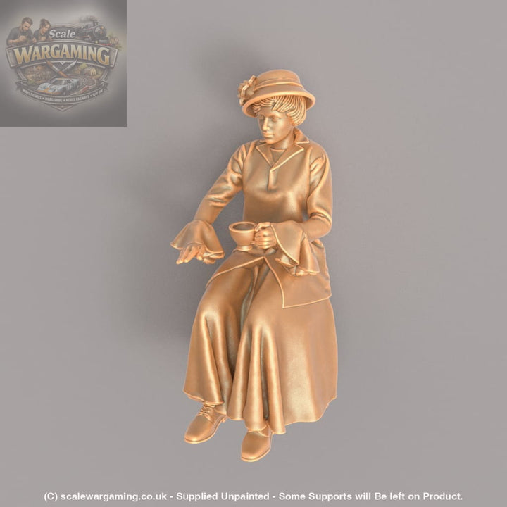 MM929C Edwardian/Victorian Female Sitting (Copy) Figure