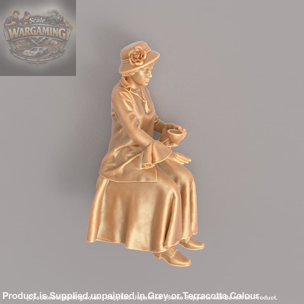 MM929C Edwardian/Victorian Female Sitting (Copy) Figure