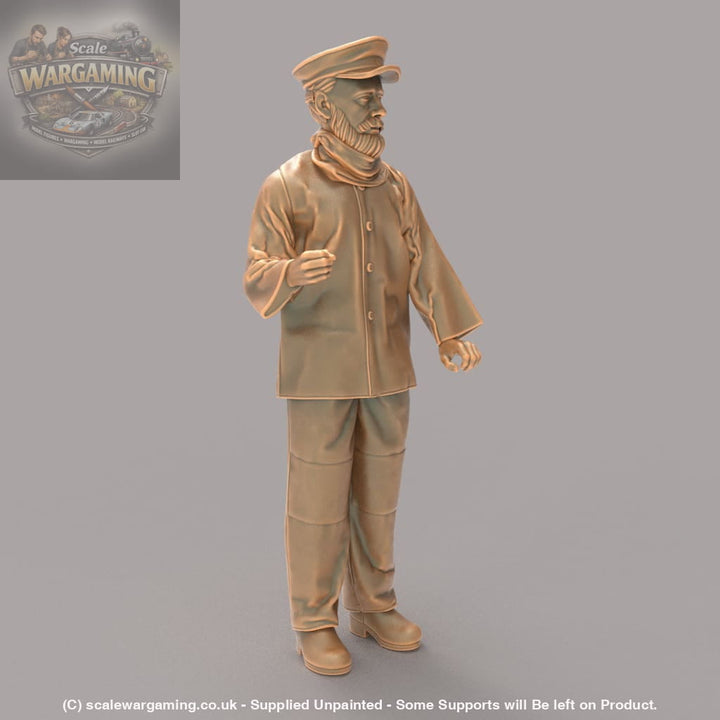 MM943 Fishing Boat Skipper Standing Figure