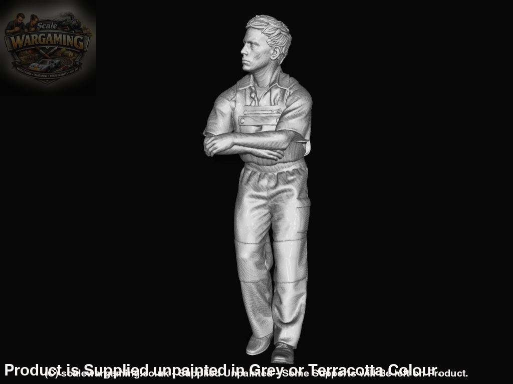 Mm946 Fisherman Leaning Figure
