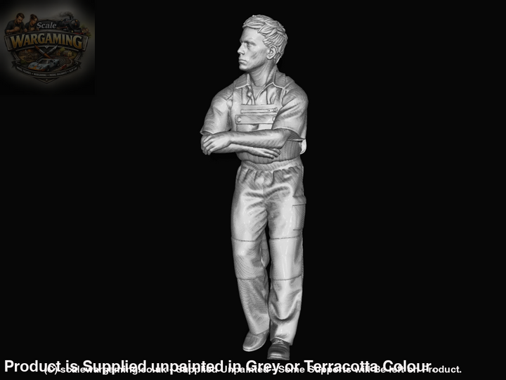 Mm946 Fisherman Leaning Figure