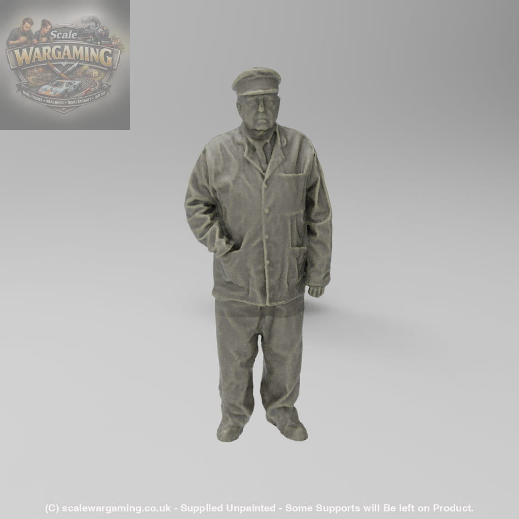 SWS001 Steam/Loco/Driver Railway Station - Figure