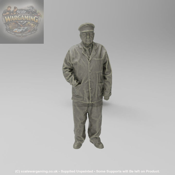 SWS001 Steam/Loco/Driver Railway Station - Figure