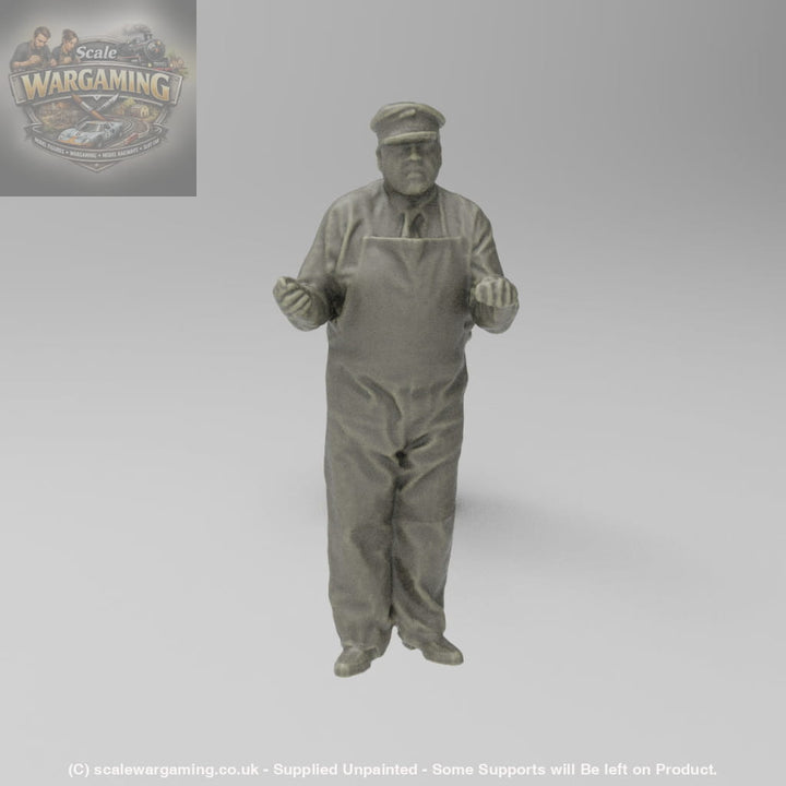 SWS004 Steam/Loco/Driver Railway Station - Figure