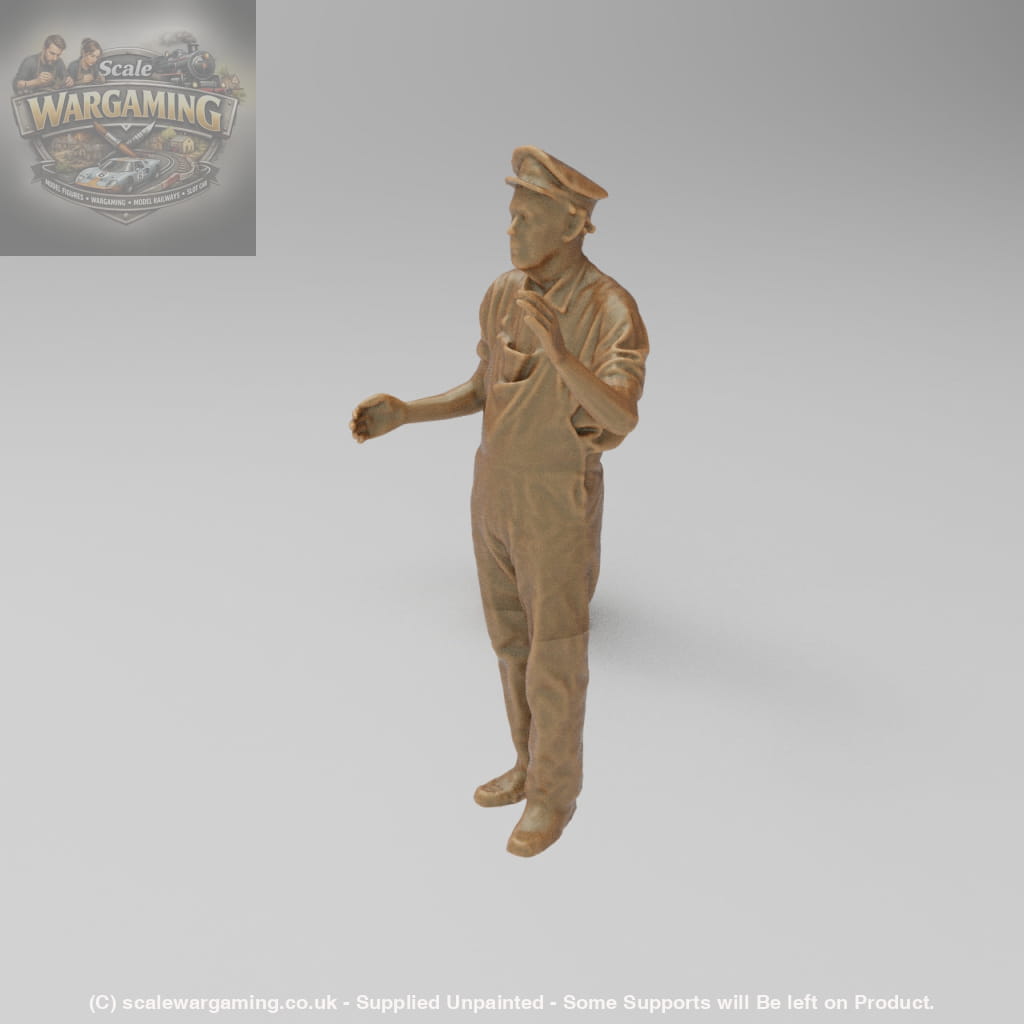 SWS007 Male Steam Engine Driver - Figure