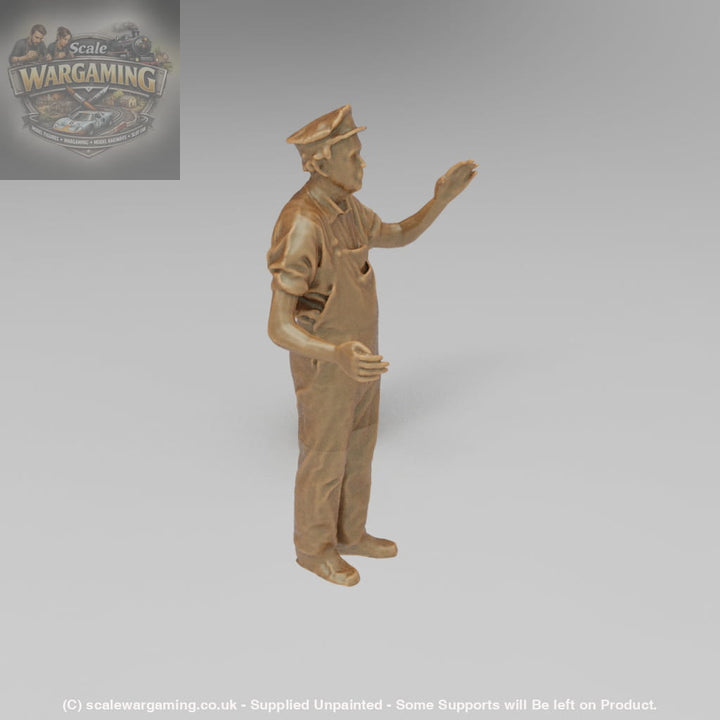 SWS007 Male Steam Engine Driver - Figure