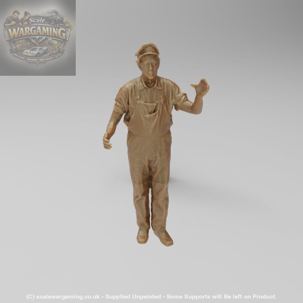 SWS007 Male Steam Engine Driver - Figure