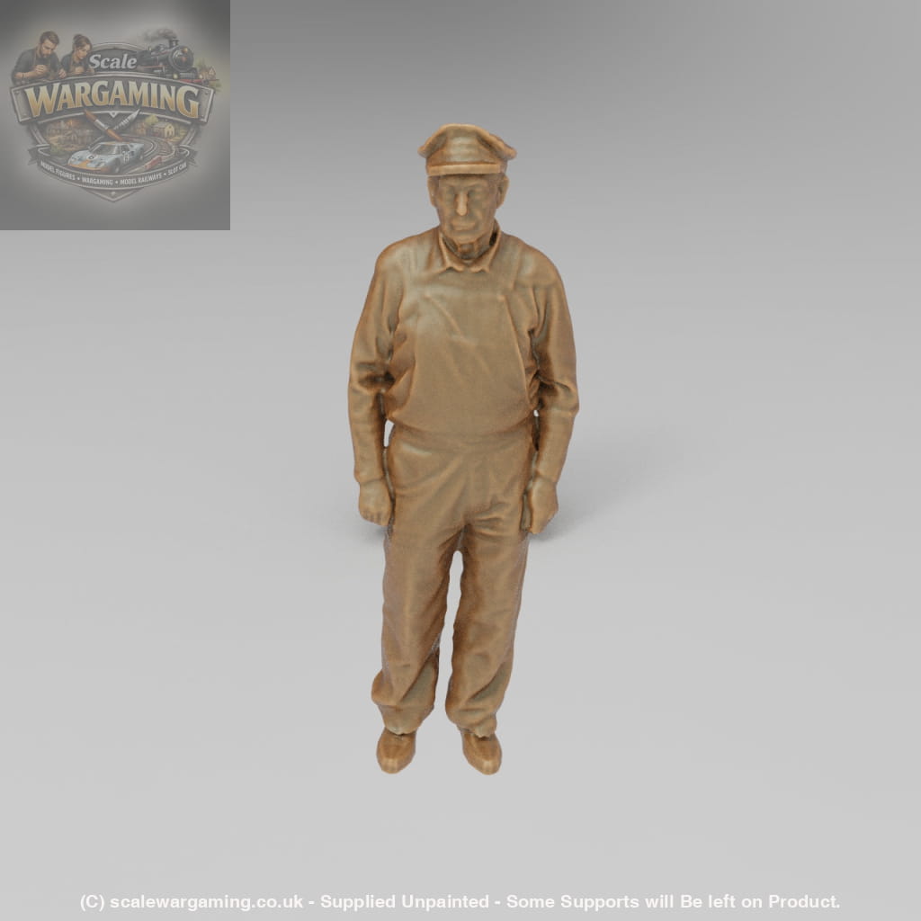 SWS008 Male Steam Engine Driver - Figure