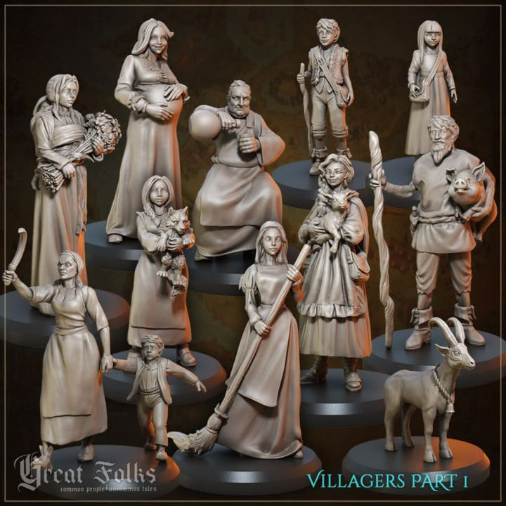 Villagers 1 Hereward Medieval