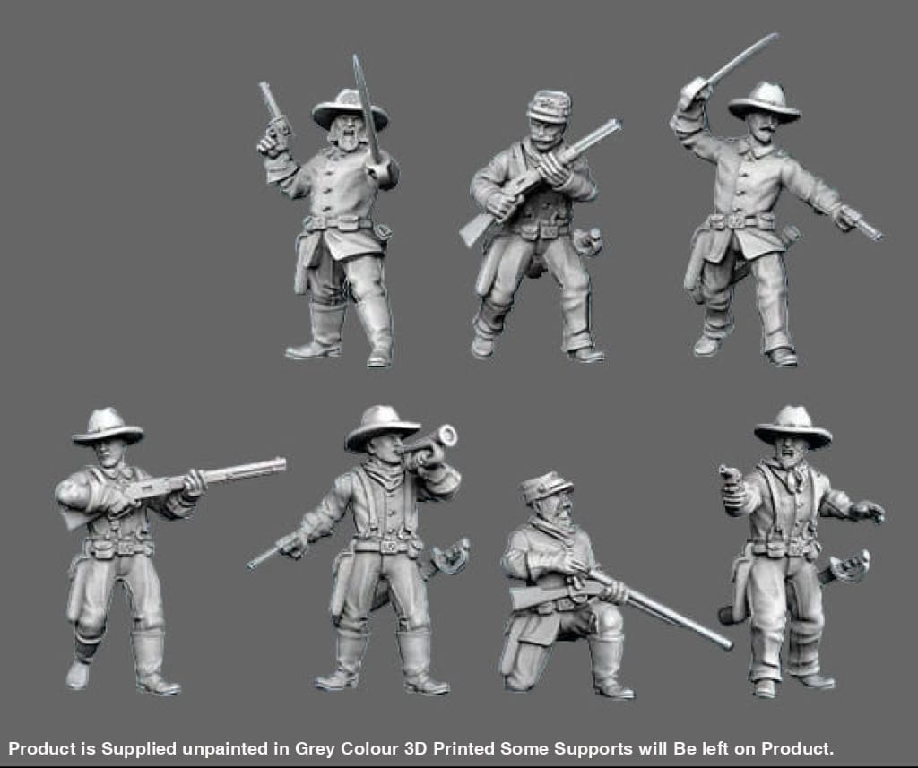 W001 Wild West 7th Cavalry on Foot Figure