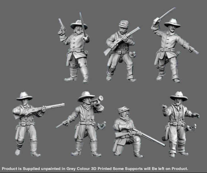 W001 Wild West 7th Cavalry on Foot Figure