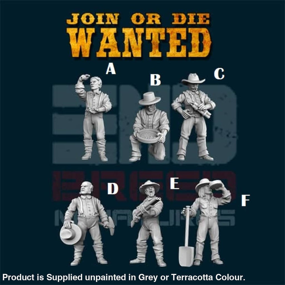 W005 Gold Prospectors Figure