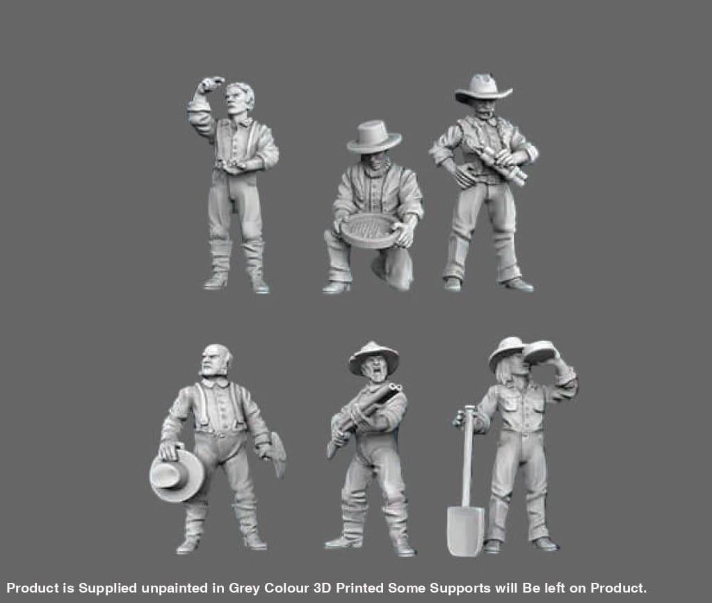 W005 Wild West Gold Prospectors Figure
