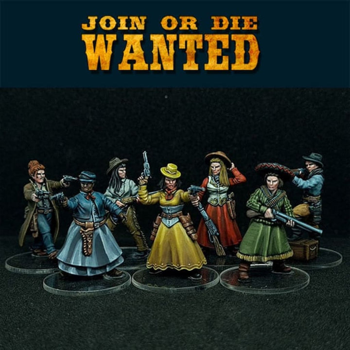 W011 Wild West Female Outlaws/Cowgirls Figure