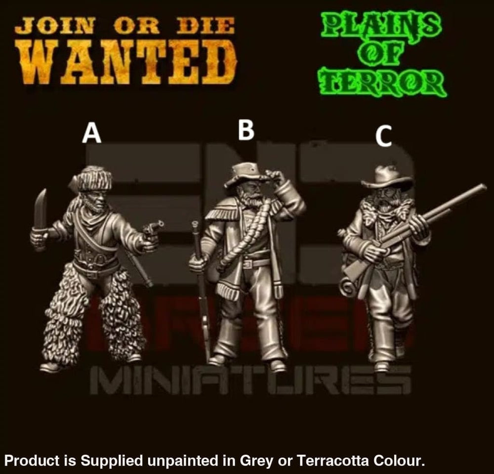 W015 Fur trappers Figure